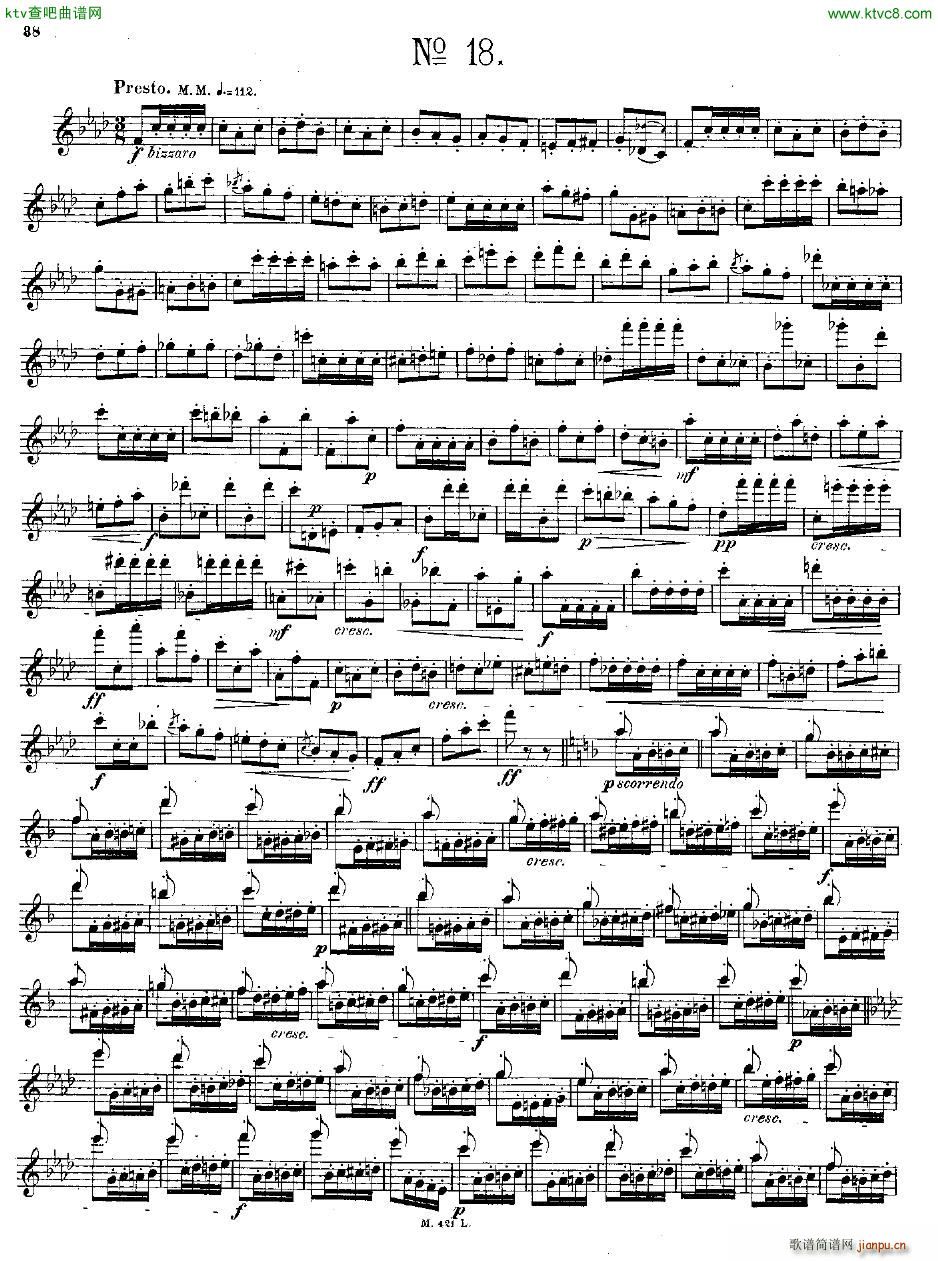 Andersen op 15 24 grosse Etüden fl solo(钢琴谱)38