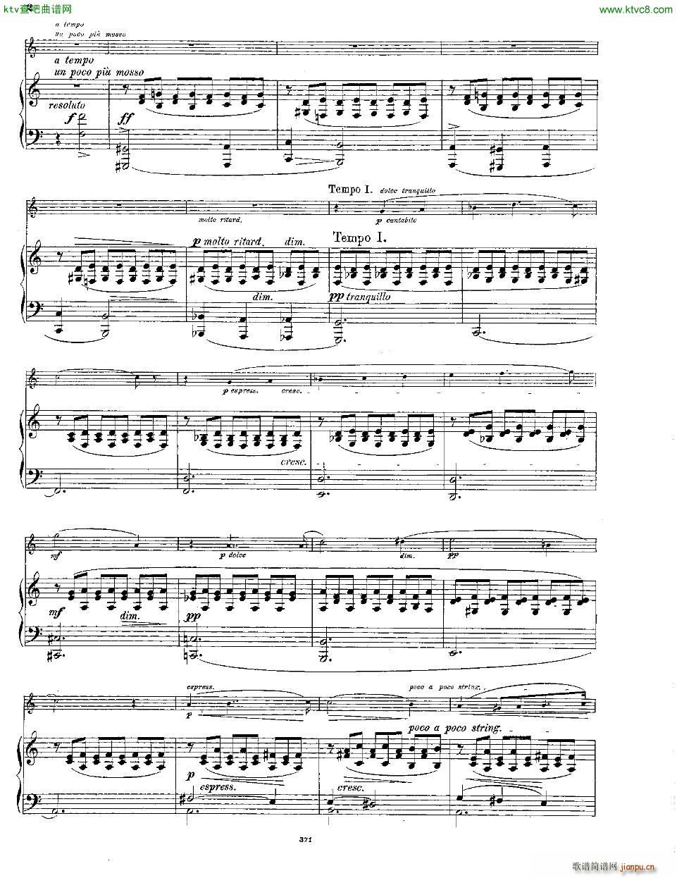 Andersen op 9 Au Bord de la Mer fl pno(钢琴谱)5