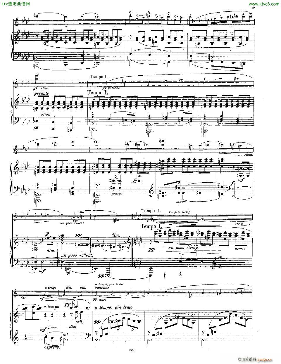 Andersen op 9 Au Bord de la Mer fl pno(钢琴谱)8