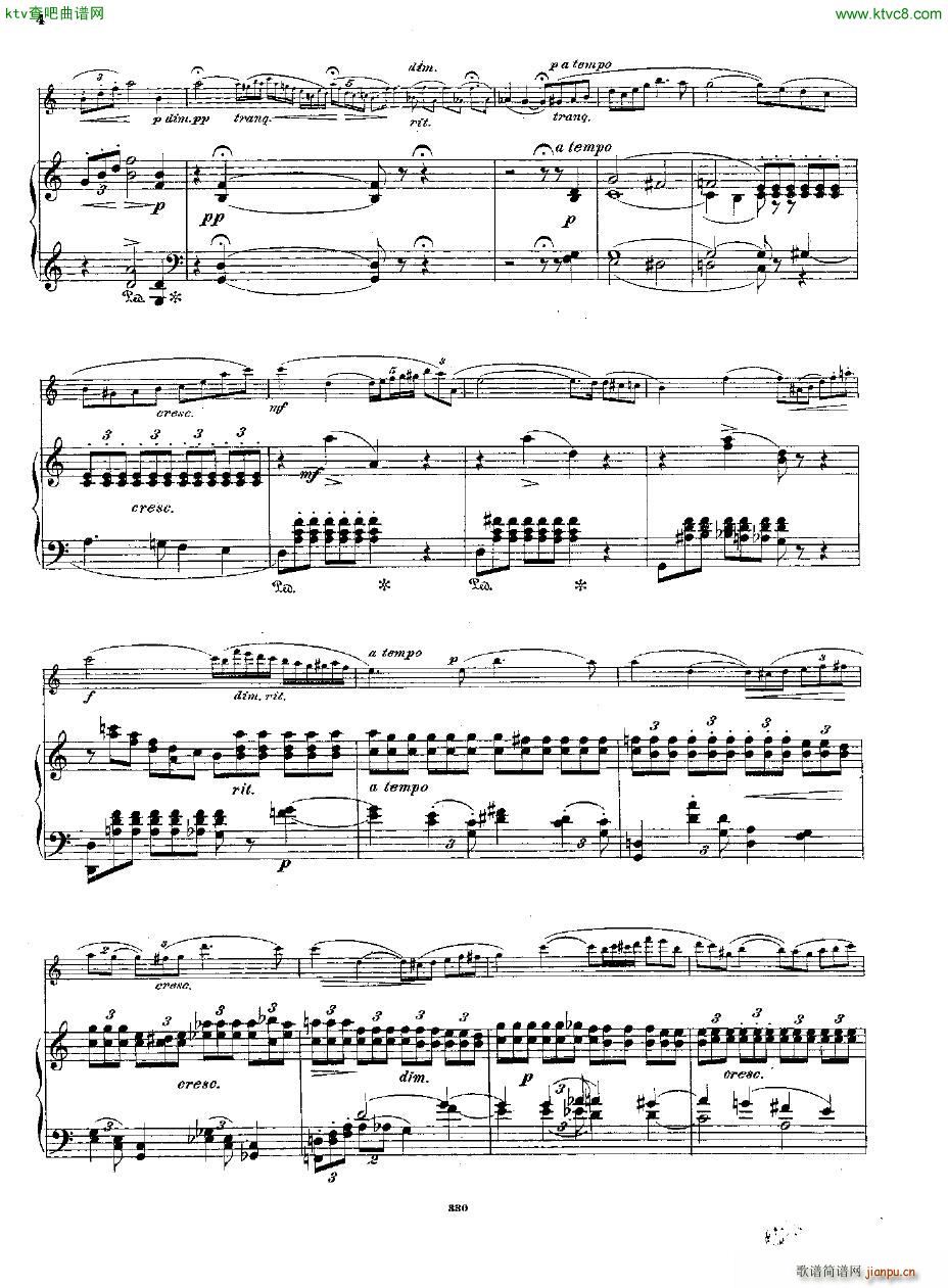 Andersen op 7 Impromptu fl pno(钢琴谱)5