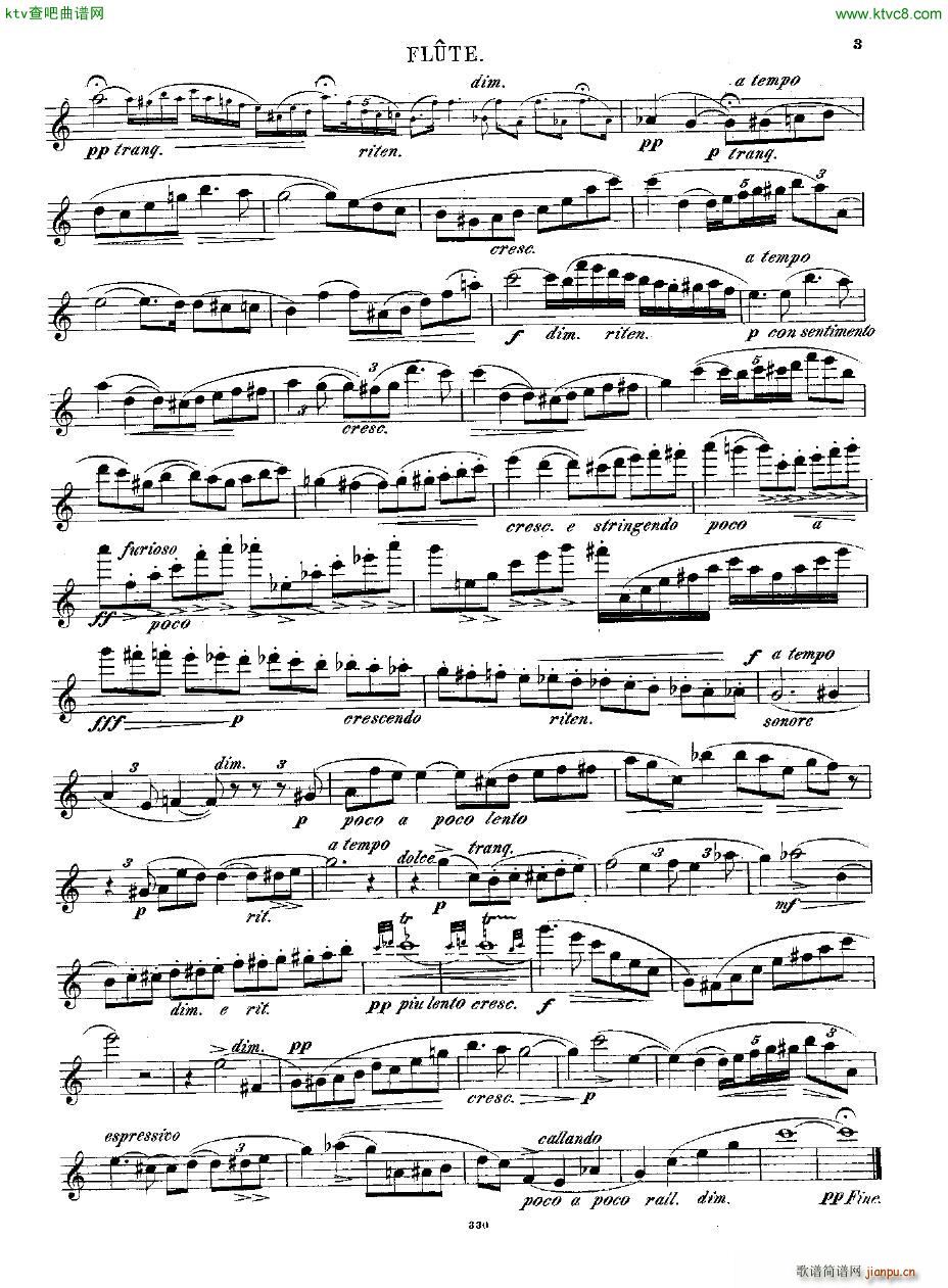 Andersen op 7 Impromptu fl pno(钢琴谱)9