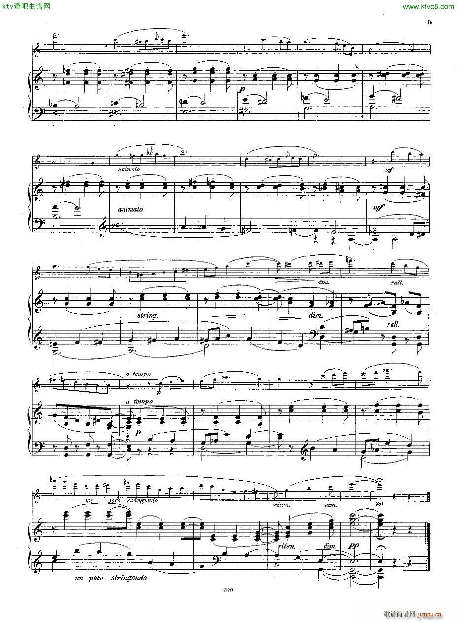 Andersen op 6 Morceaux de Salon fl pno(钢琴谱)5