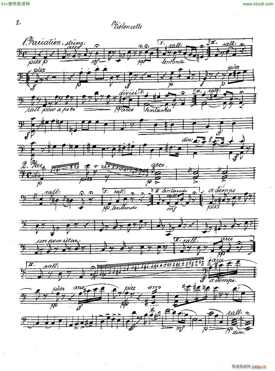 Andersen op 2 Ungarische Fantasie orch parts(钢琴谱)15