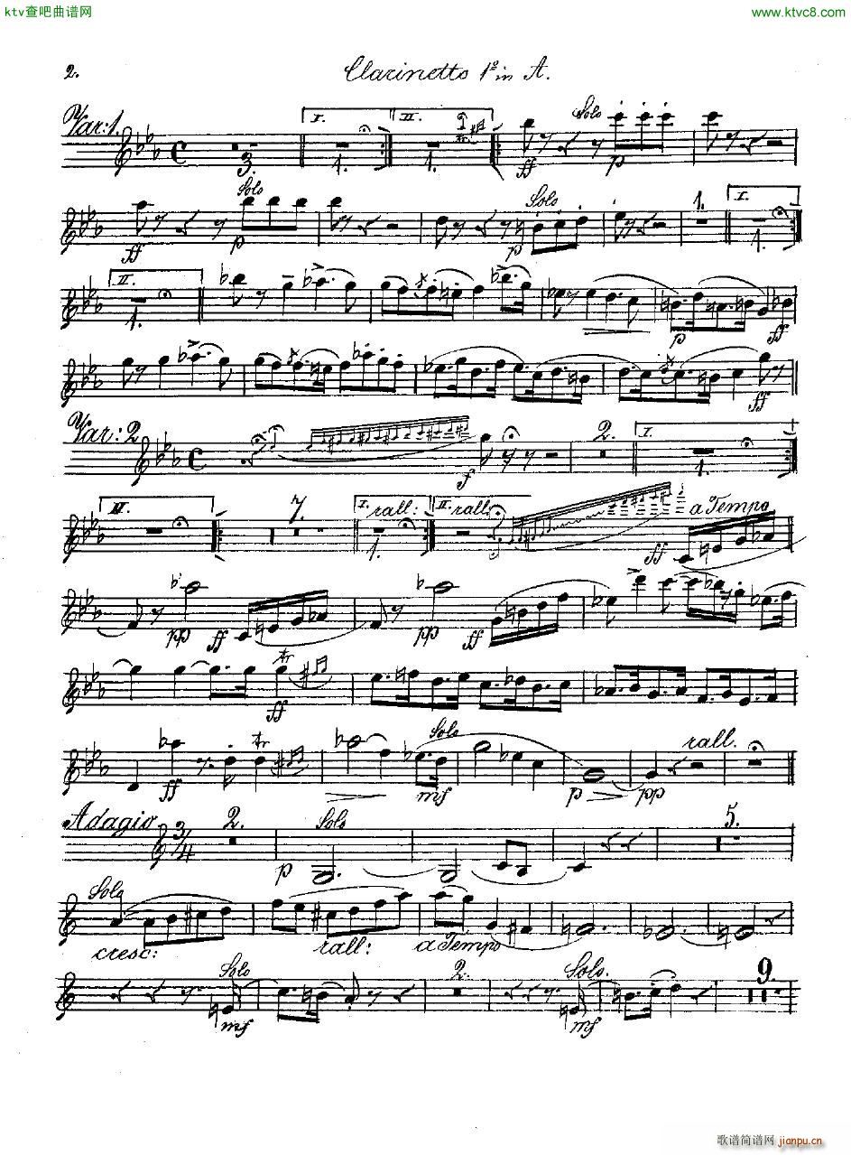 Andersen op 2 Ungarische Fantasie orch parts(钢琴谱)31