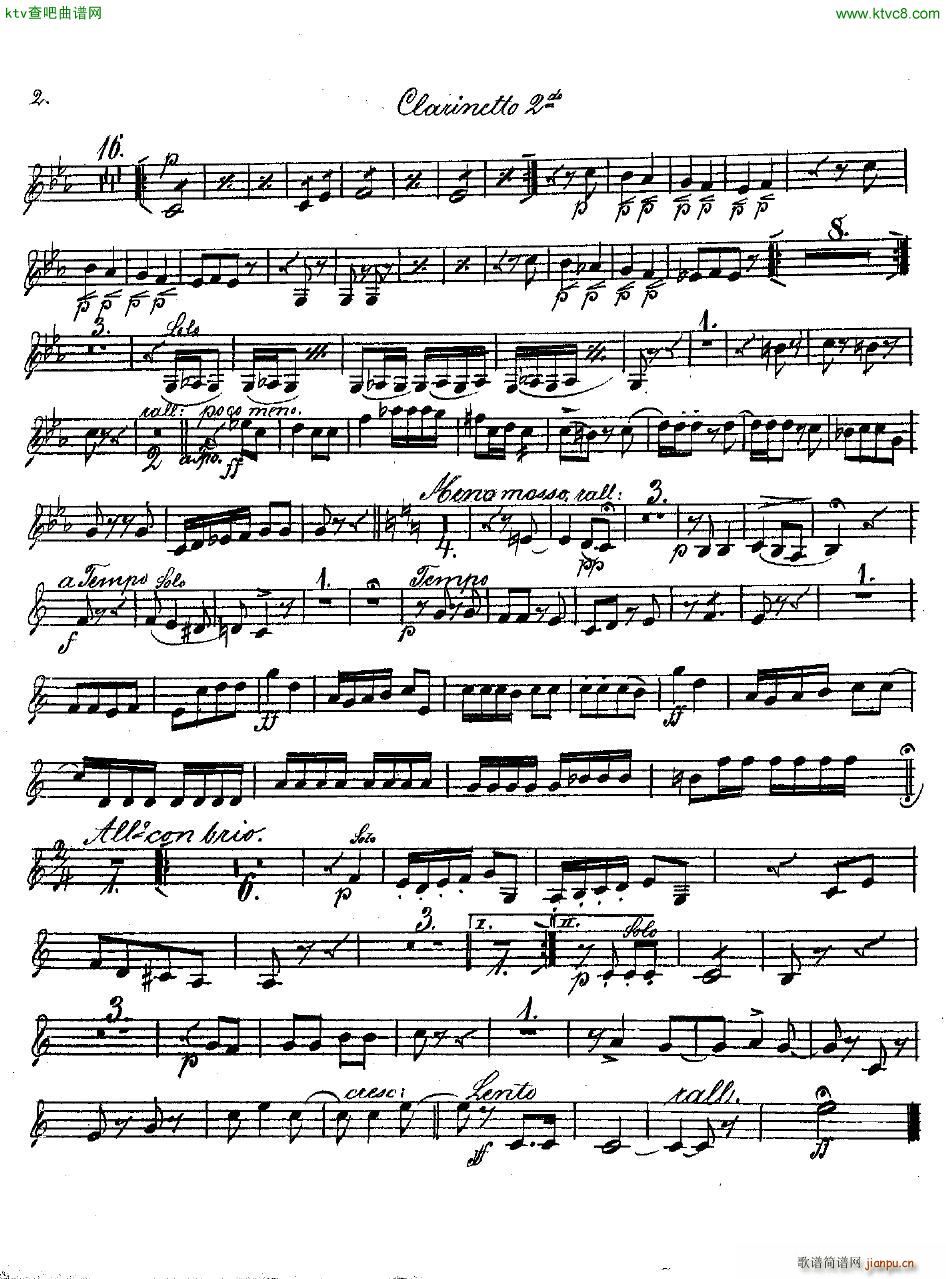 Andersen op 2 Ungarische Fantasie orch parts(钢琴谱)35