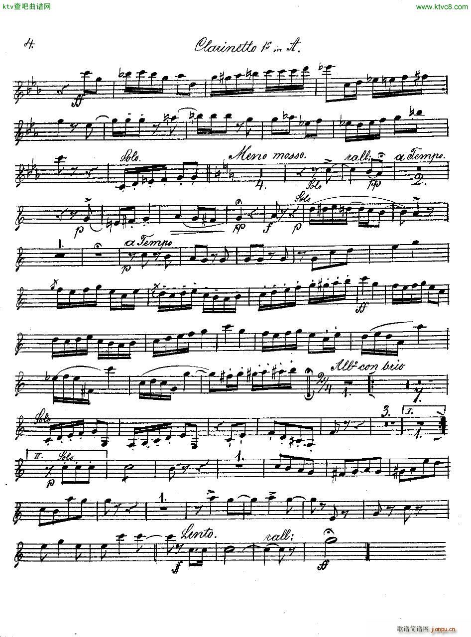 Andersen op 2 Ungarische Fantasie orch parts(钢琴谱)33