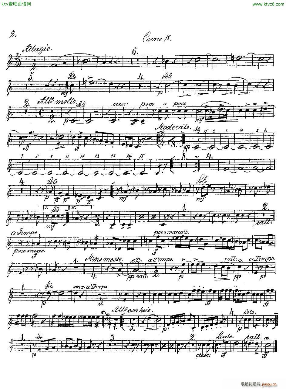 Andersen op 2 Ungarische Fantasie orch parts(钢琴谱)42