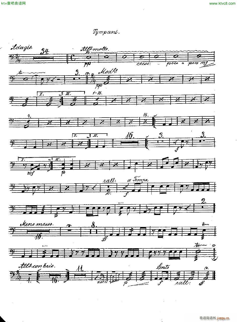 Andersen op 2 Ungarische Fantasie orch parts(钢琴谱)52