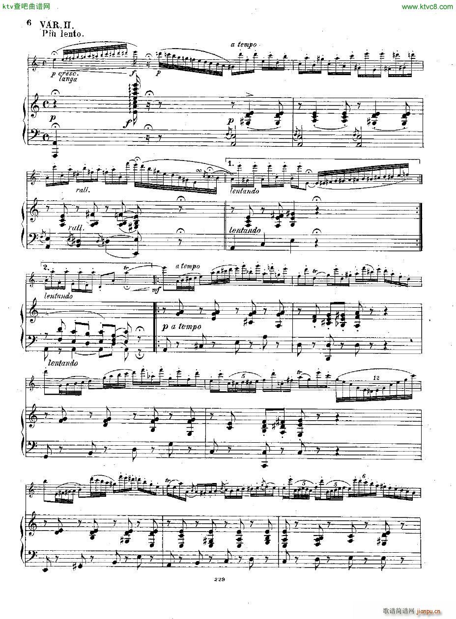 Andersen op 2 Ungarische Fantasie fl pno(钢琴谱)6