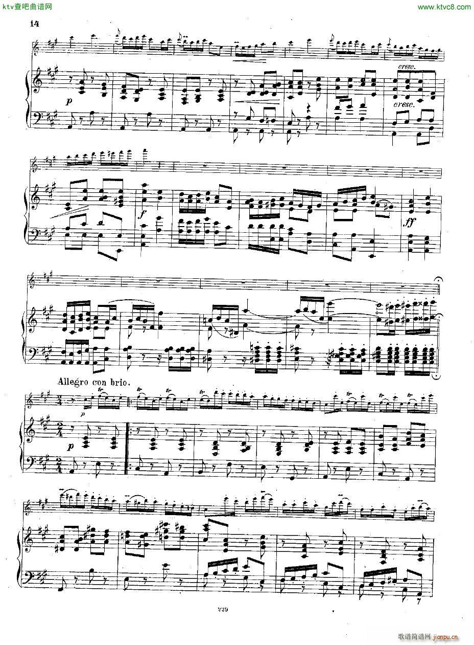 Andersen op 2 Ungarische Fantasie fl pno(钢琴谱)14