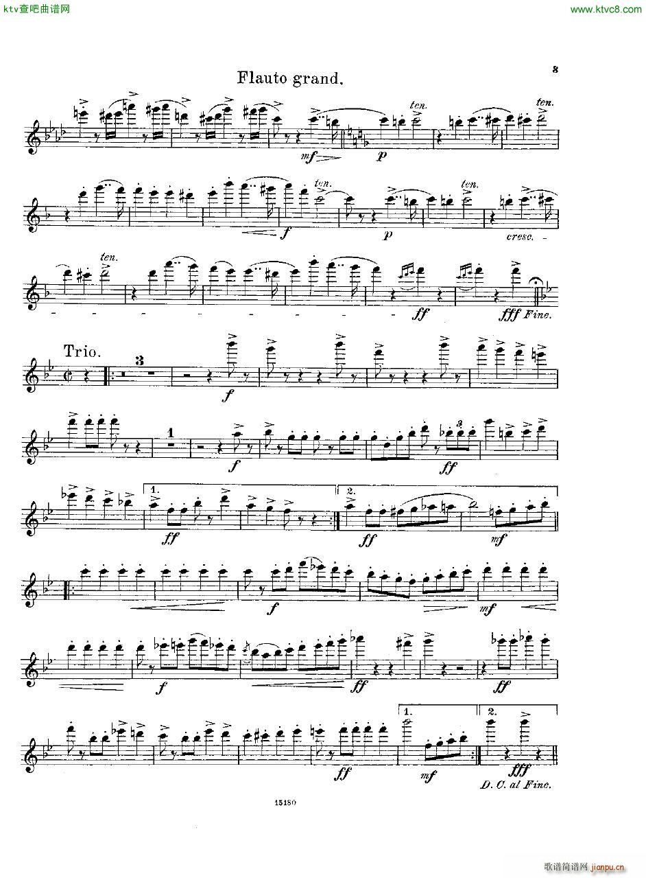 Andersen Kong Christian X Honn rmarsch orch(钢琴谱)11