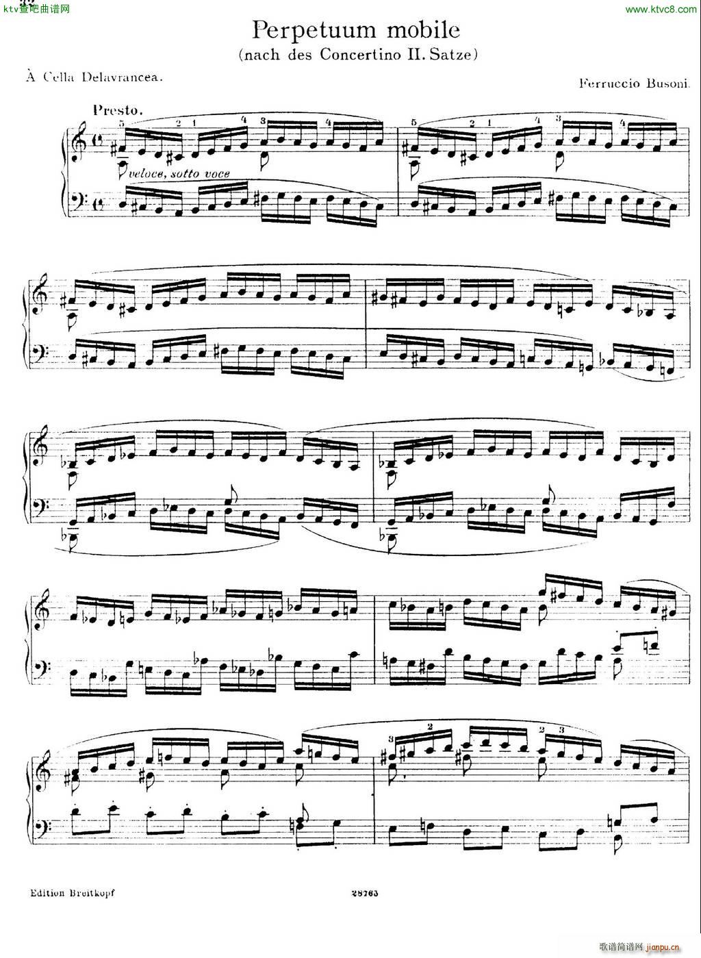 Busoni Etudes 3(钢琴谱)1