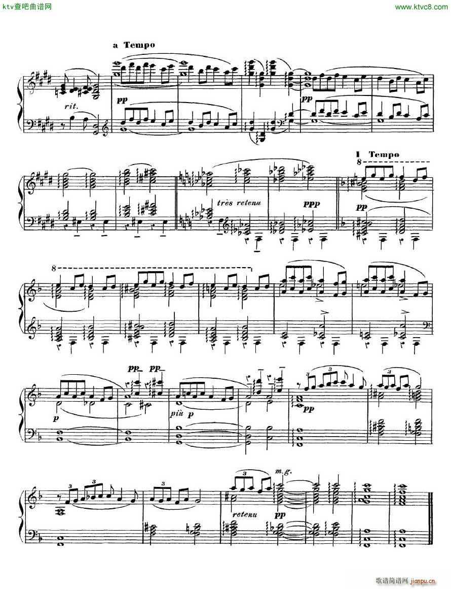 Debussy Ballade(钢琴谱)8