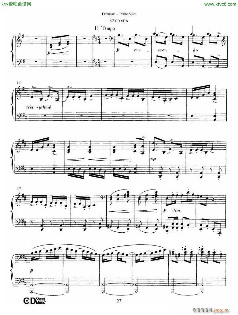 Debussy Danse(钢琴谱)10