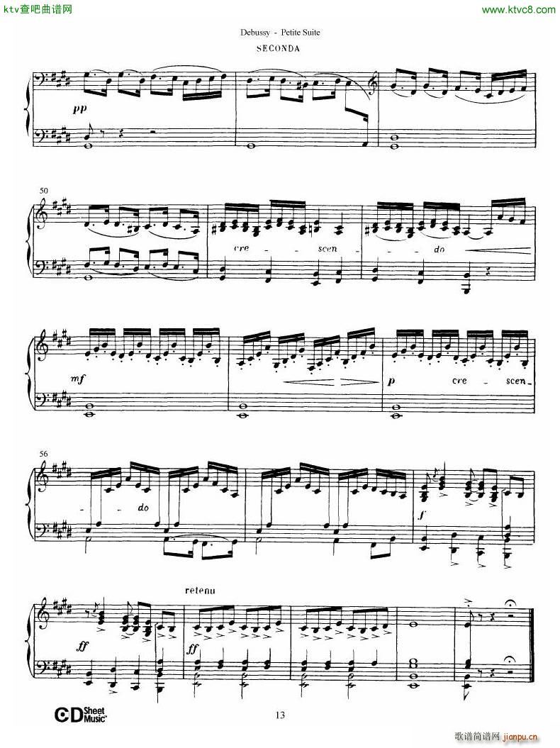 Debussy Danse(钢琴谱)14