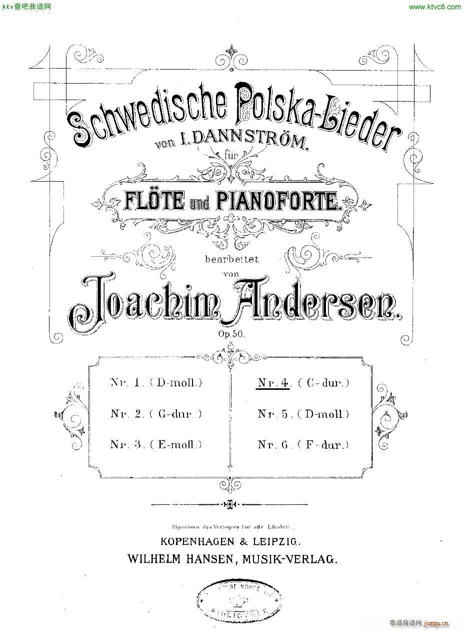 Andersen op 50 Schwedische Polska Lieder(钢琴谱)19
