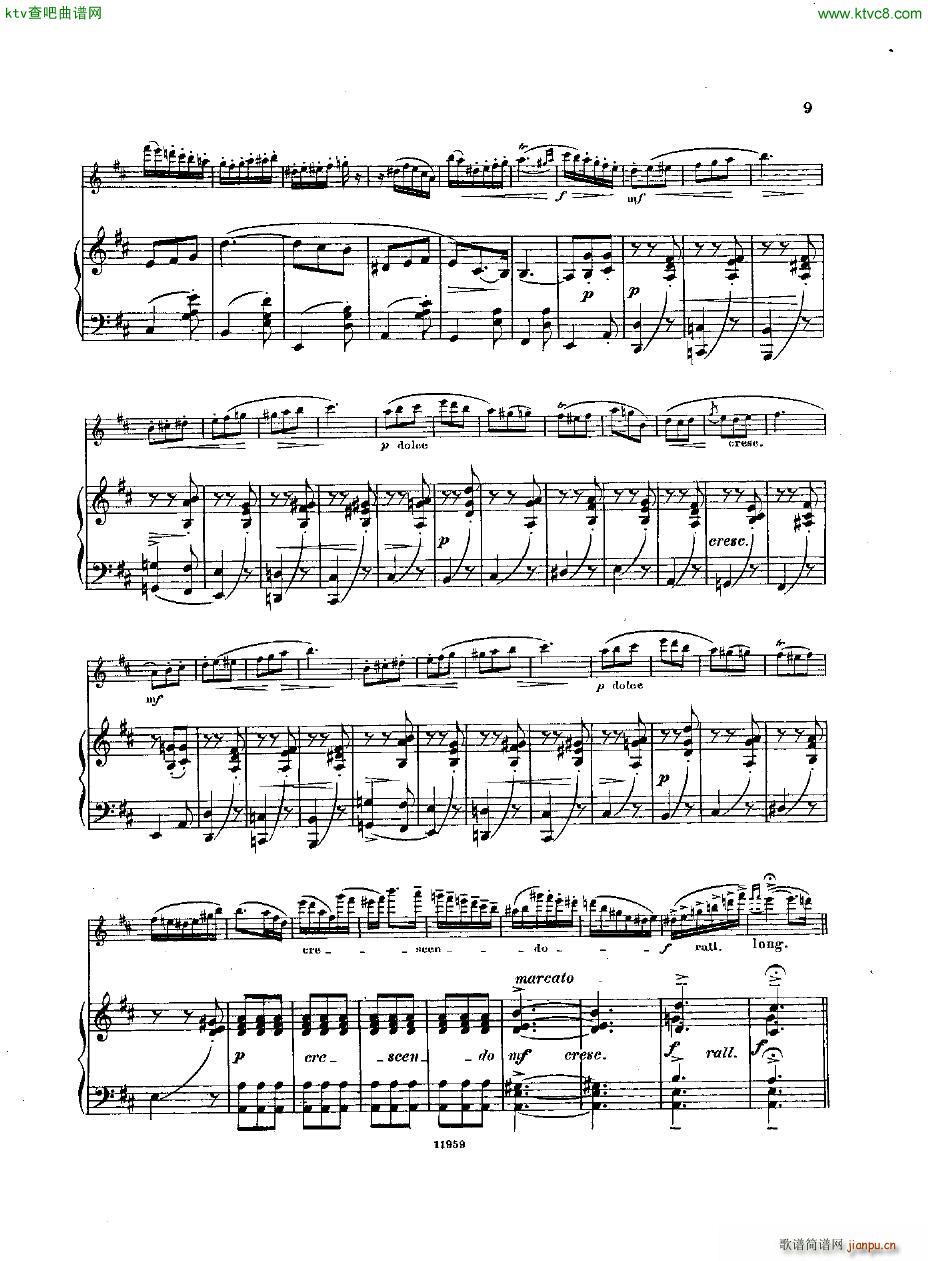 Andersen op 44 L Hirondelle fl pno(钢琴谱)8