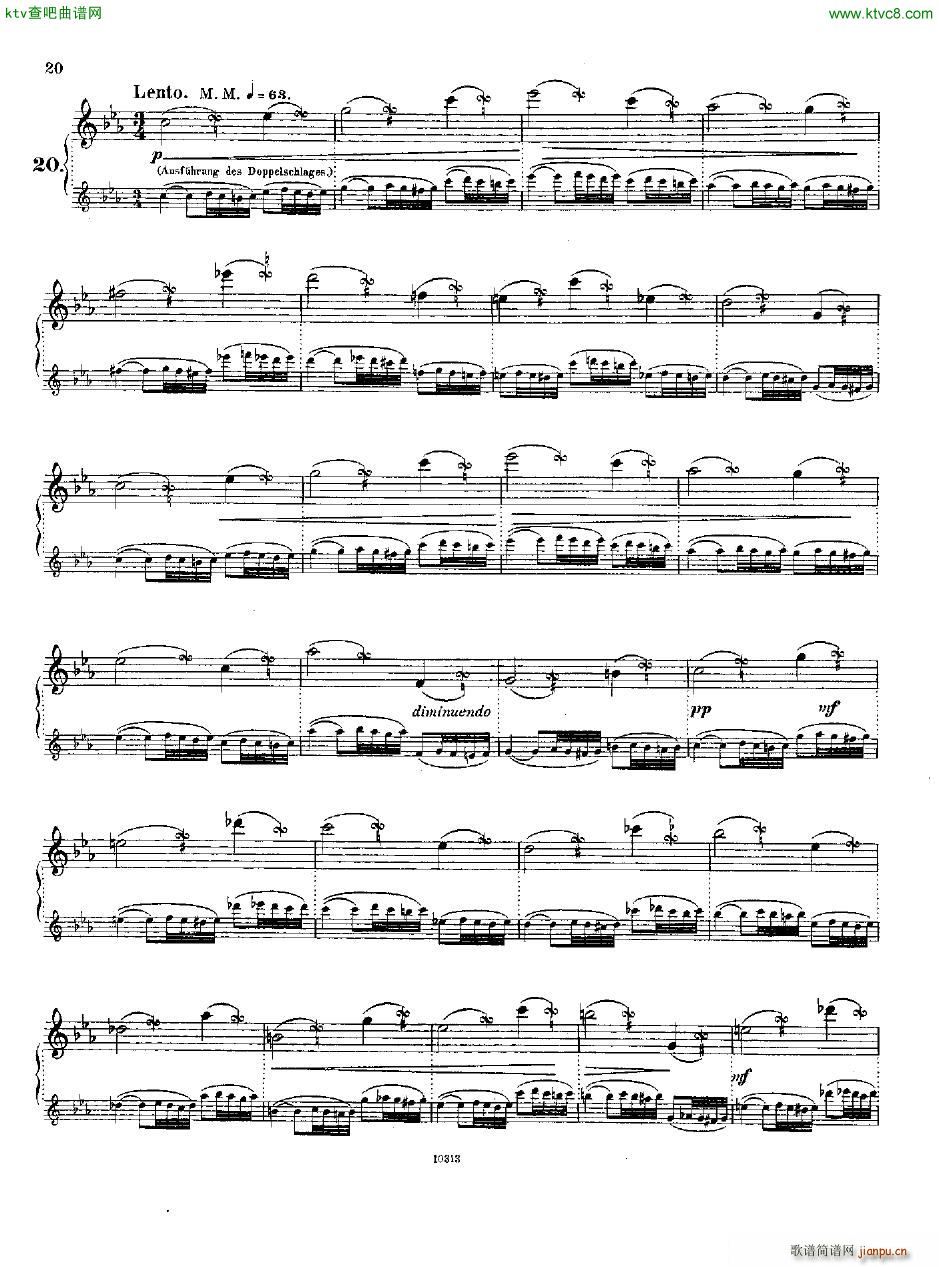 Andersen op 37 Kleine Capricen fl solo(钢琴谱)19