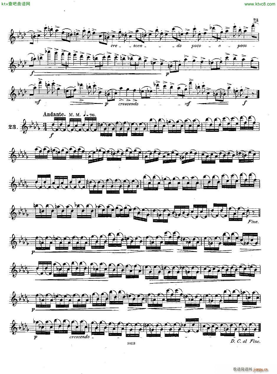 Andersen op 37 Kleine Capricen fl solo(钢琴谱)22