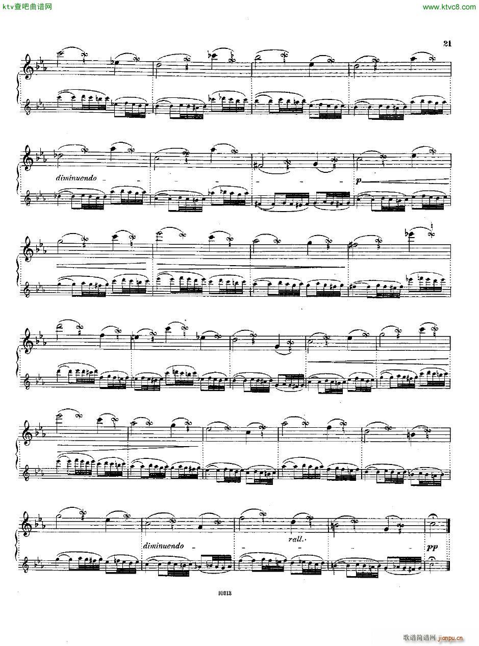 Andersen op 37 Kleine Capricen fl solo(钢琴谱)20