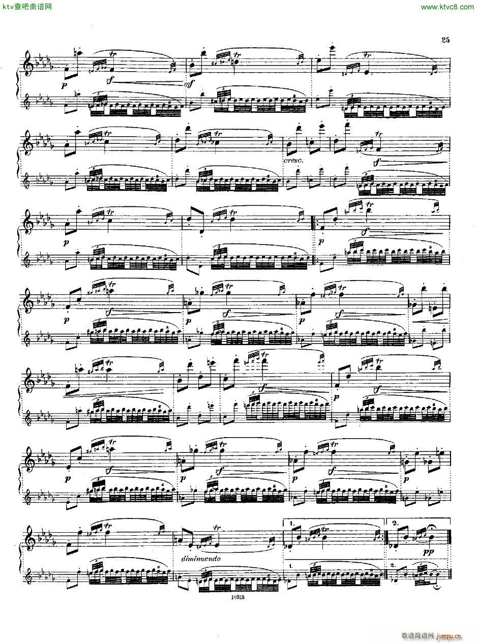 Andersen op 37 Kleine Capricen fl solo(钢琴谱)24