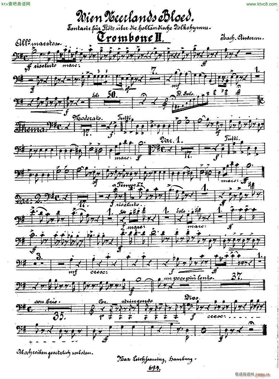 Andersen op 35 Wien Neerlands Bloed orch pts(钢琴谱)42