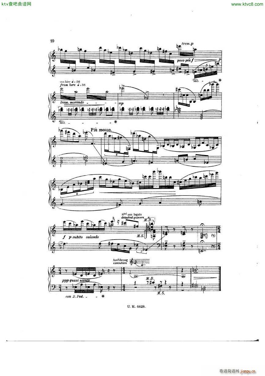 van Dieren 6 skizzen(钢琴谱)8