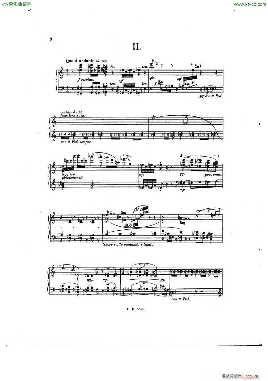 van Dieren 6 skizzen(钢琴谱)6