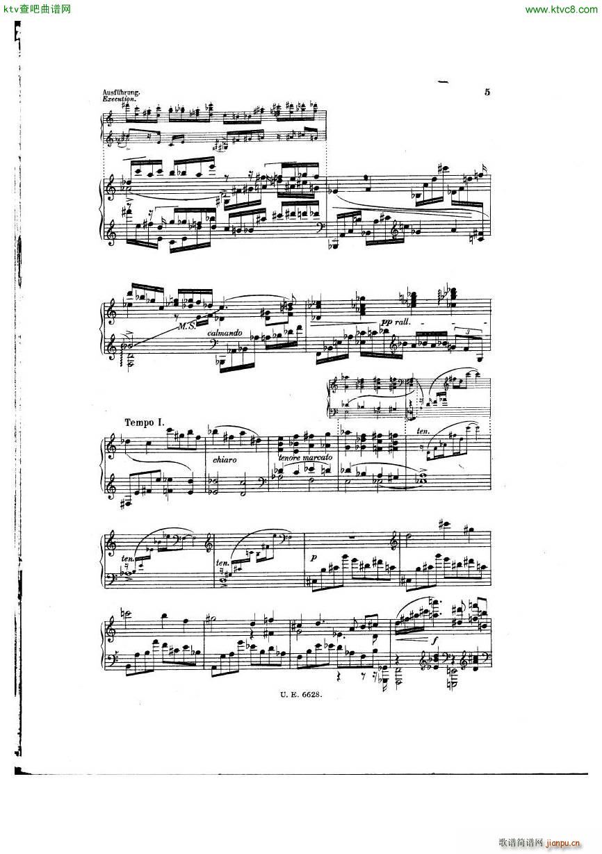 van Dieren 6 skizzen(钢琴谱)3