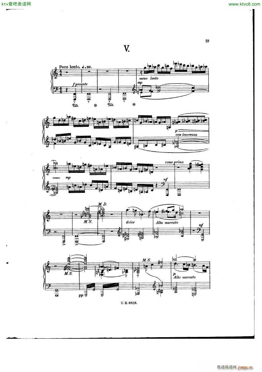 van Dieren 6 skizzen(钢琴谱)17