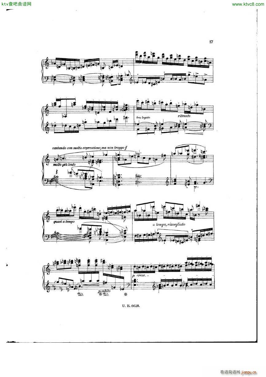 van Dieren 6 skizzen(钢琴谱)15