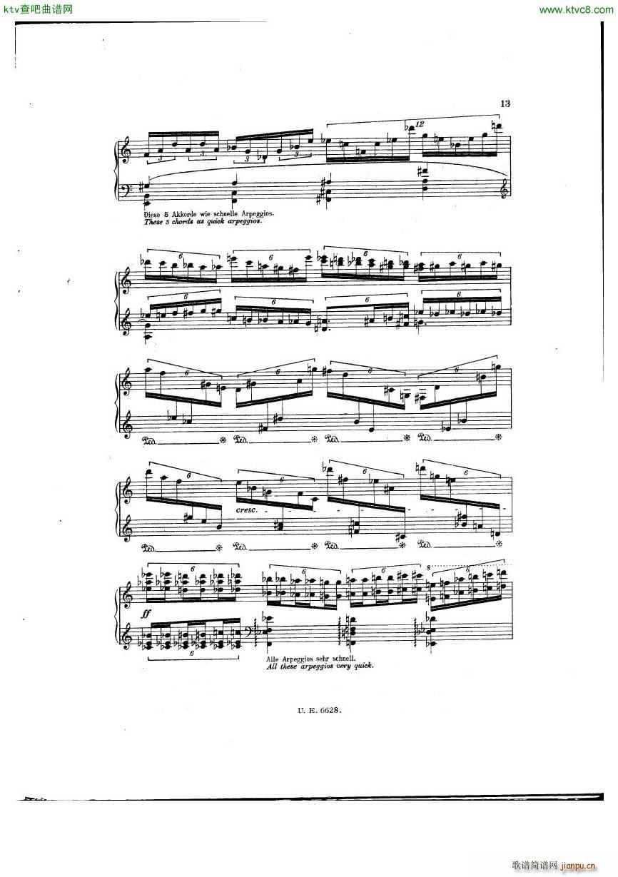 van Dieren 6 skizzen(钢琴谱)11