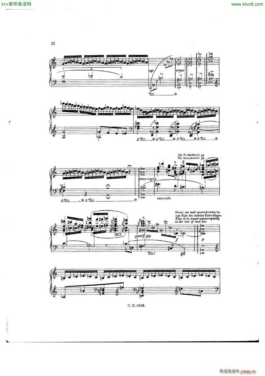 van Dieren 6 skizzen(钢琴谱)10