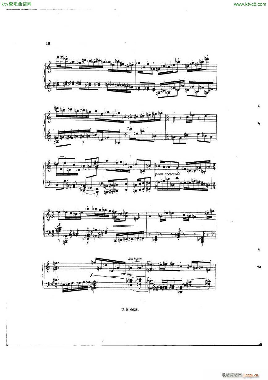 van Dieren 6 skizzen(钢琴谱)14