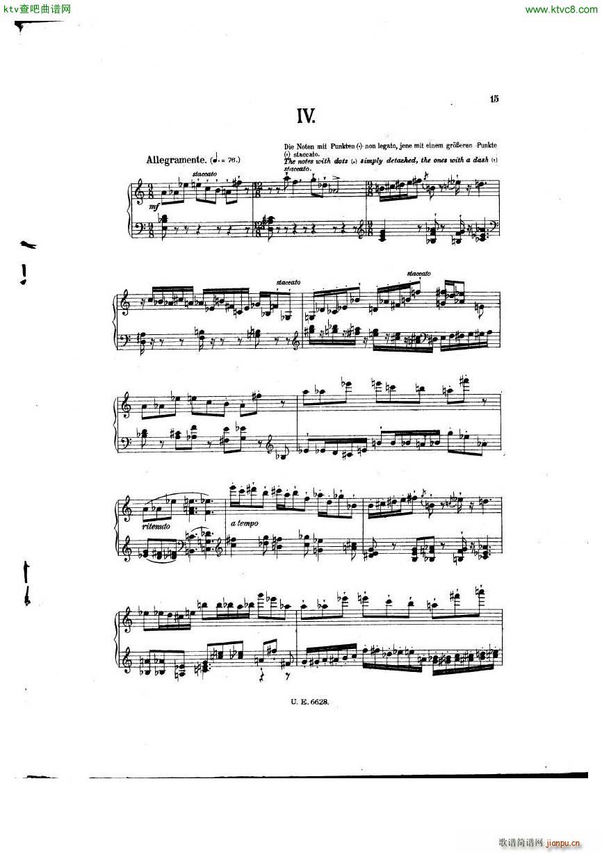 van Dieren 6 skizzen(钢琴谱)13