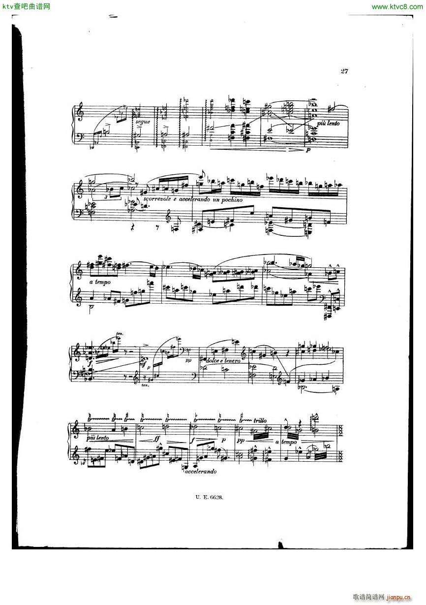 van Dieren 6 skizzen(钢琴谱)25