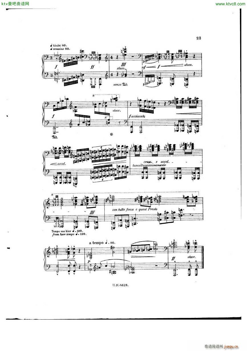 van Dieren 6 skizzen(钢琴谱)21