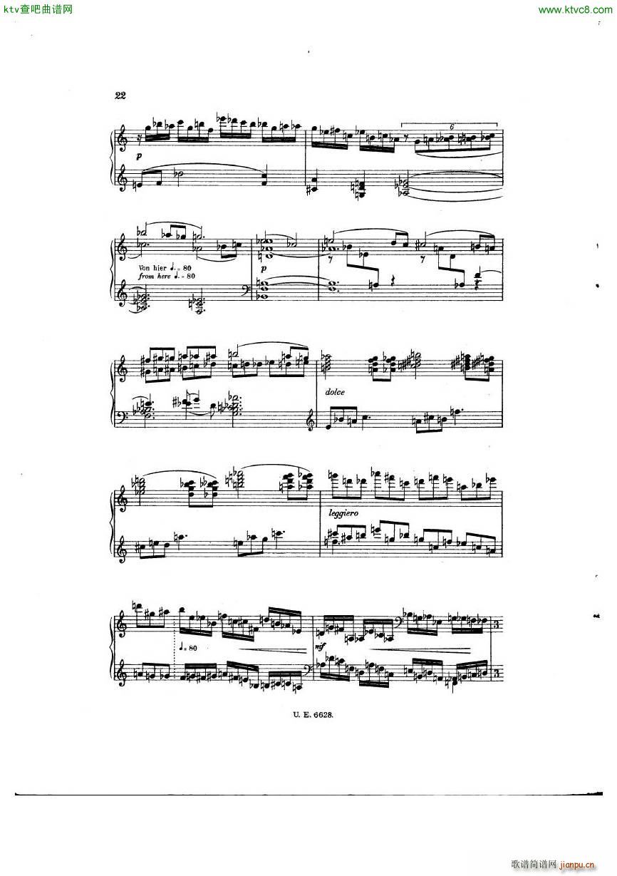 van Dieren 6 skizzen(钢琴谱)20