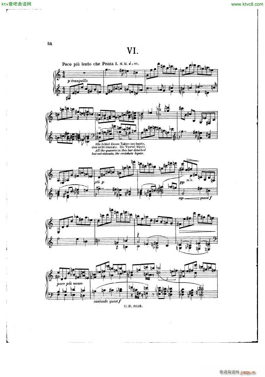 van Dieren 6 skizzen(钢琴谱)22