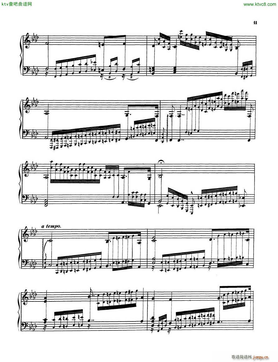 Dickinson Kathleen Mavourneen(钢琴谱)10