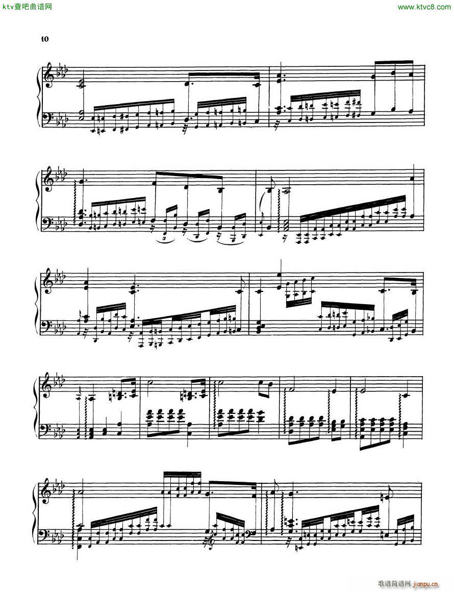 Dickinson Kathleen Mavourneen(钢琴谱)9