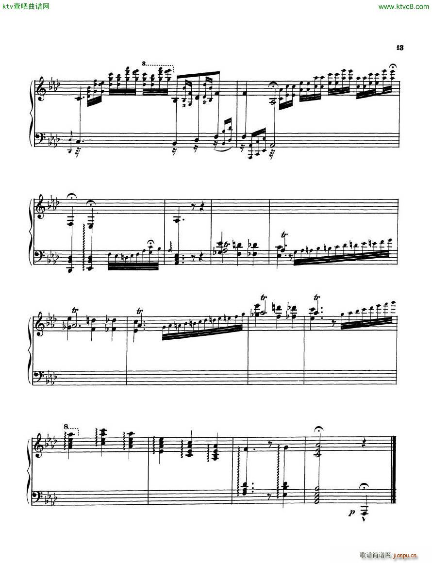 Dickinson Kathleen Mavourneen(钢琴谱)12