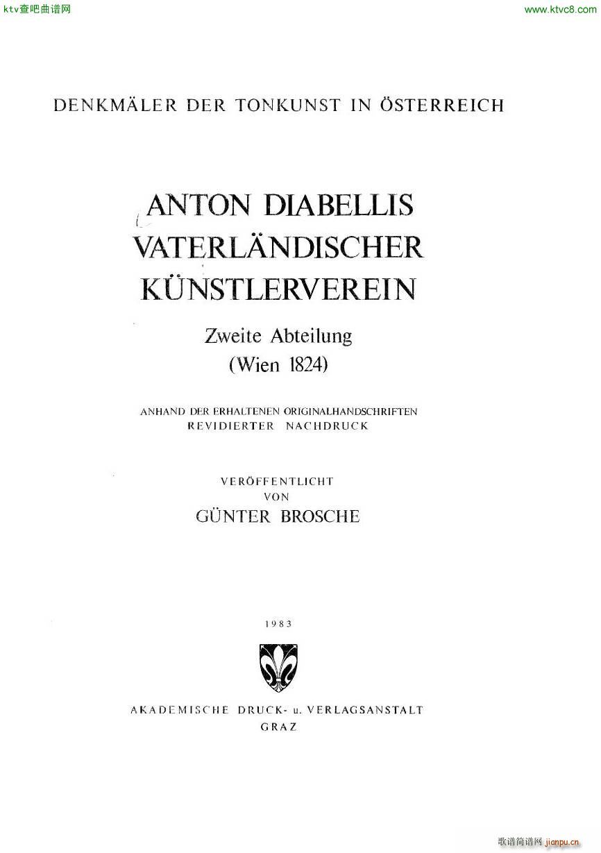 Diabelli Variationen(钢琴谱)1