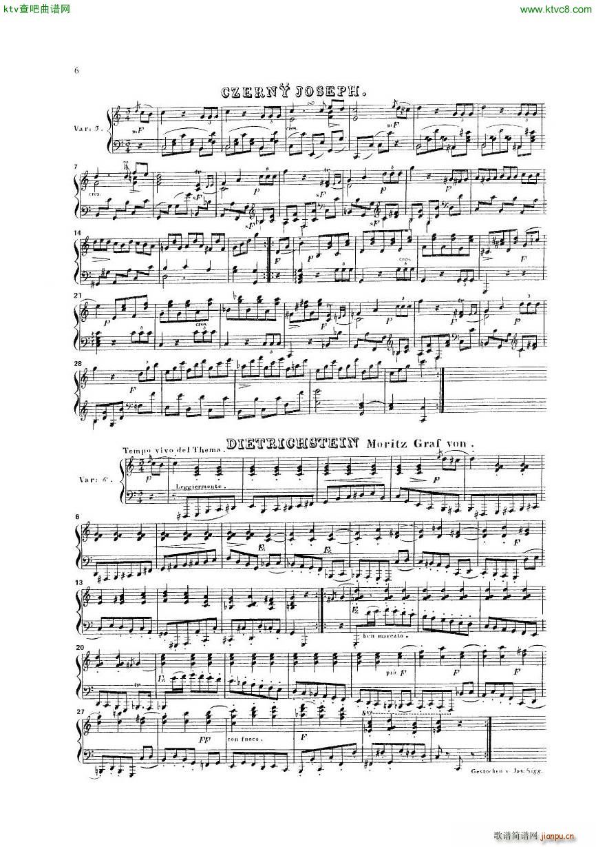 Diabelli Variationen(钢琴谱)12