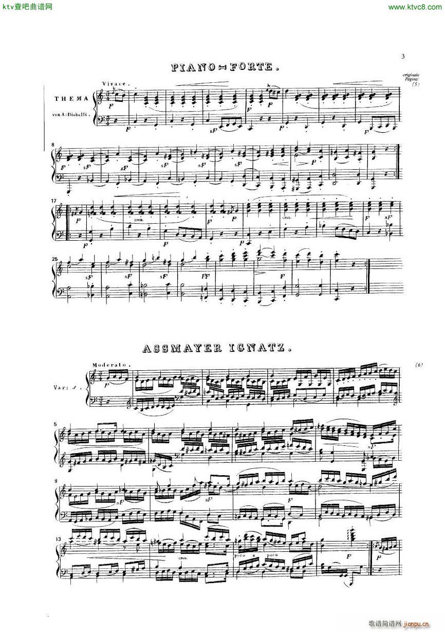 Diabelli Variationen(钢琴谱)9