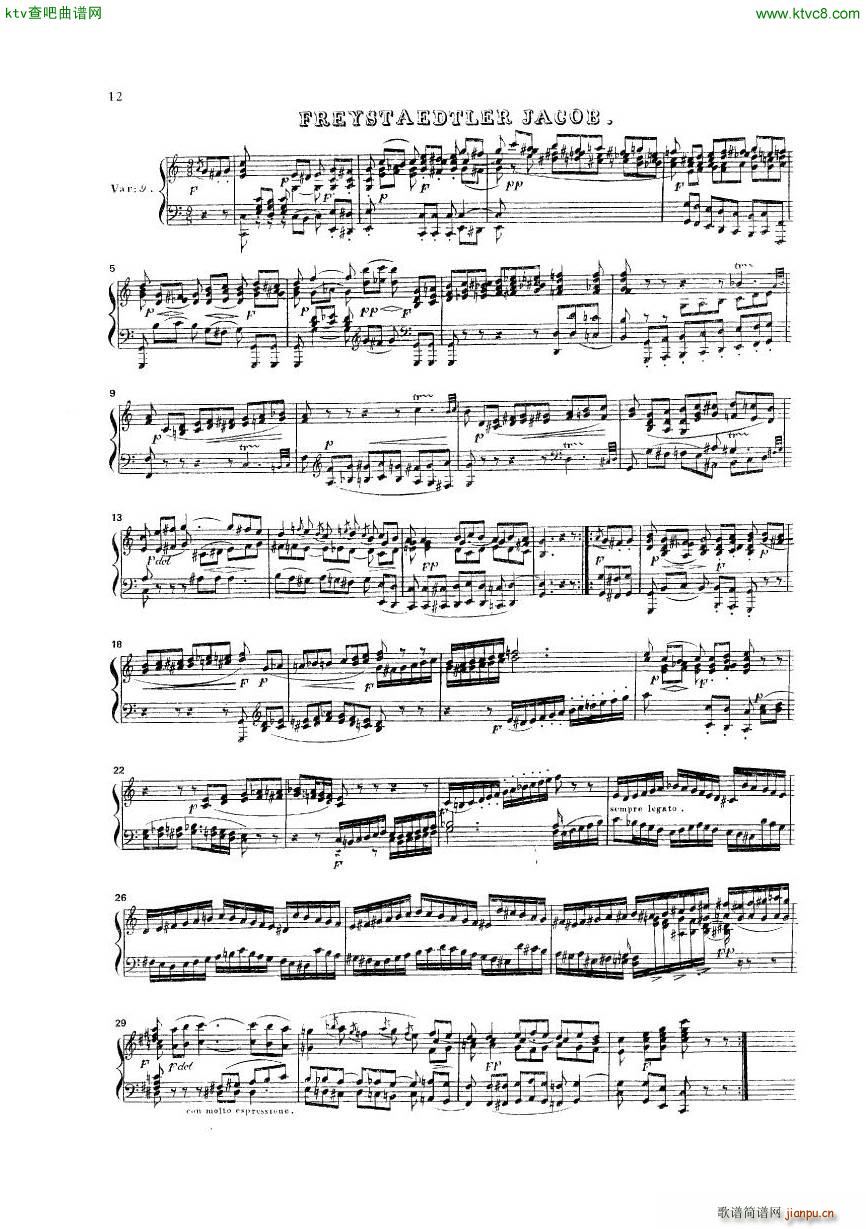 Diabelli Variationen(钢琴谱)18