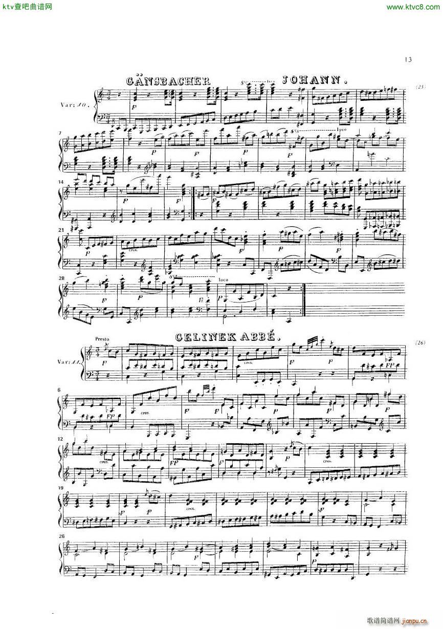 Diabelli Variationen(钢琴谱)19