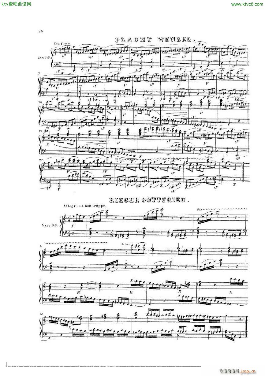 Diabelli Variationen(钢琴谱)32