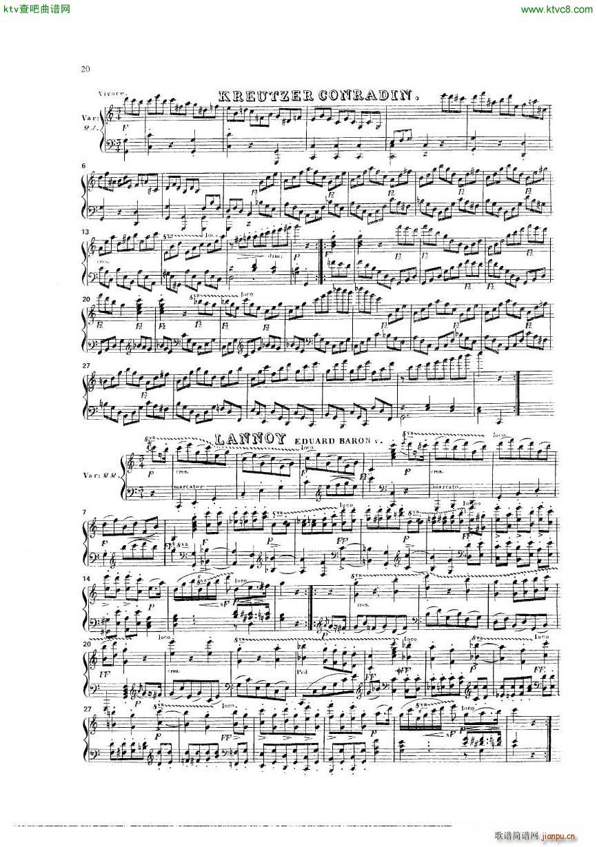 Diabelli Variationen(钢琴谱)26