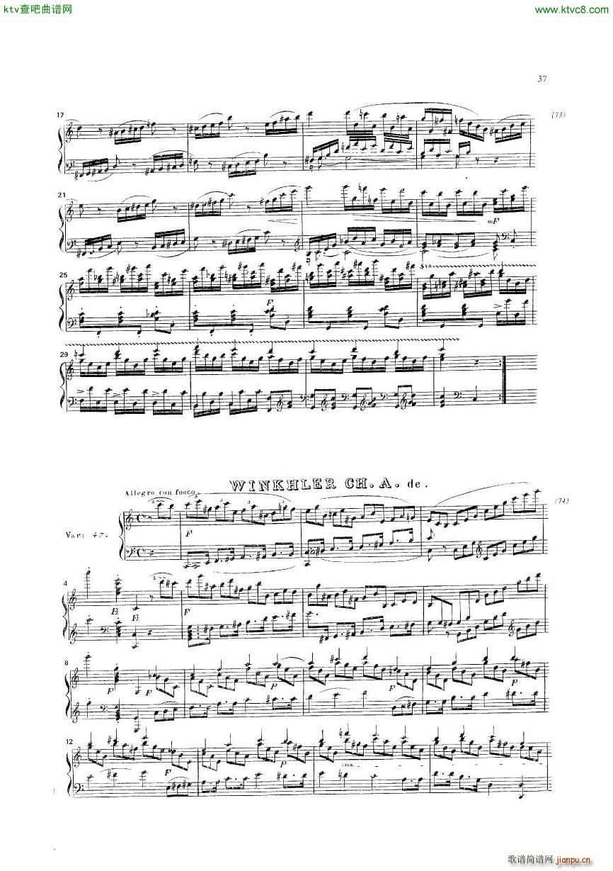 Diabelli Variationen(钢琴谱)28